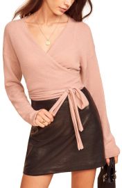 Reformation Cashmere Wrap Sweater   Nordstrom at Nordstrom